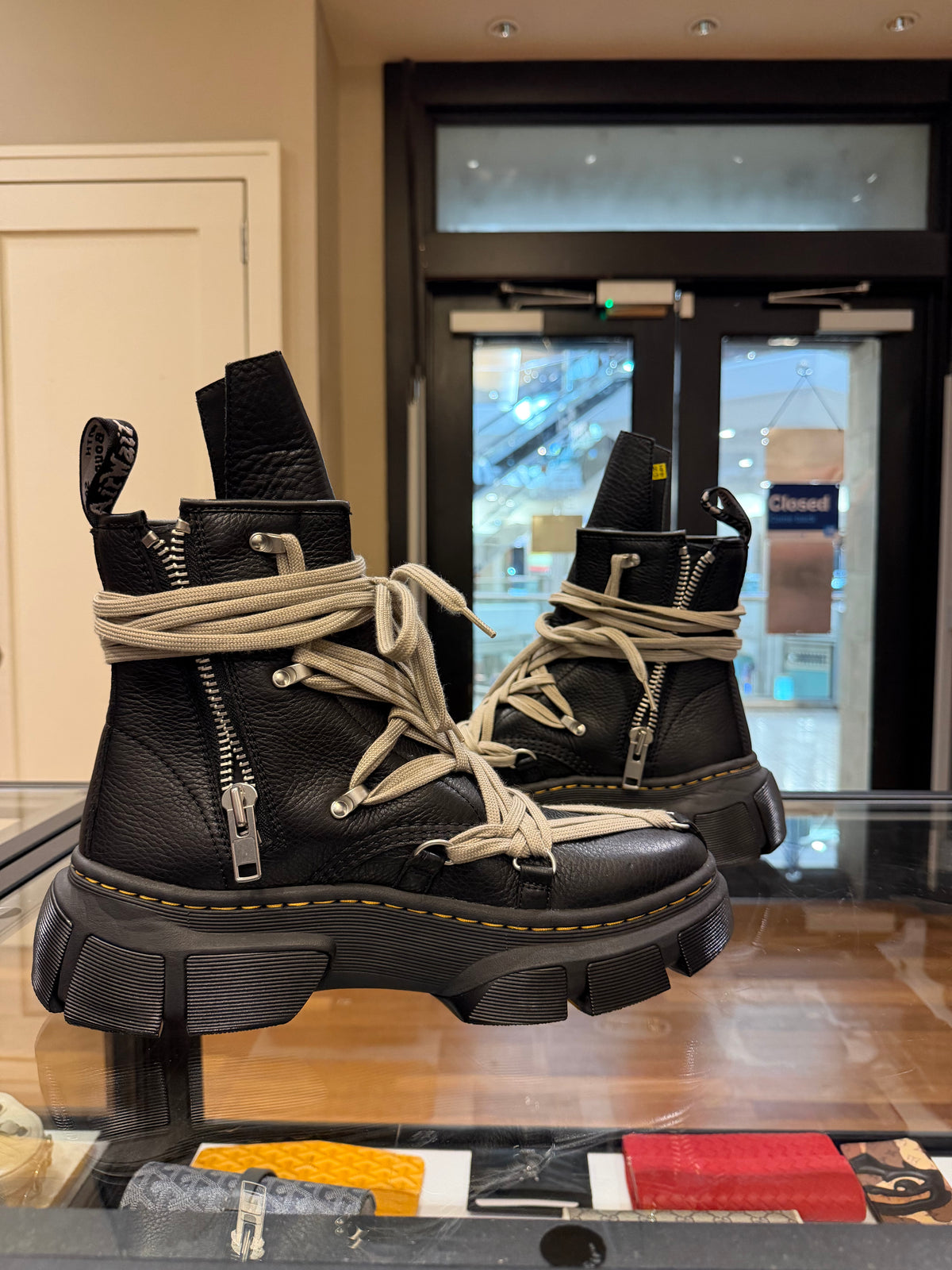 Rick Owen’s x Doc Marten’s 1460 DMXL Megalace Boots