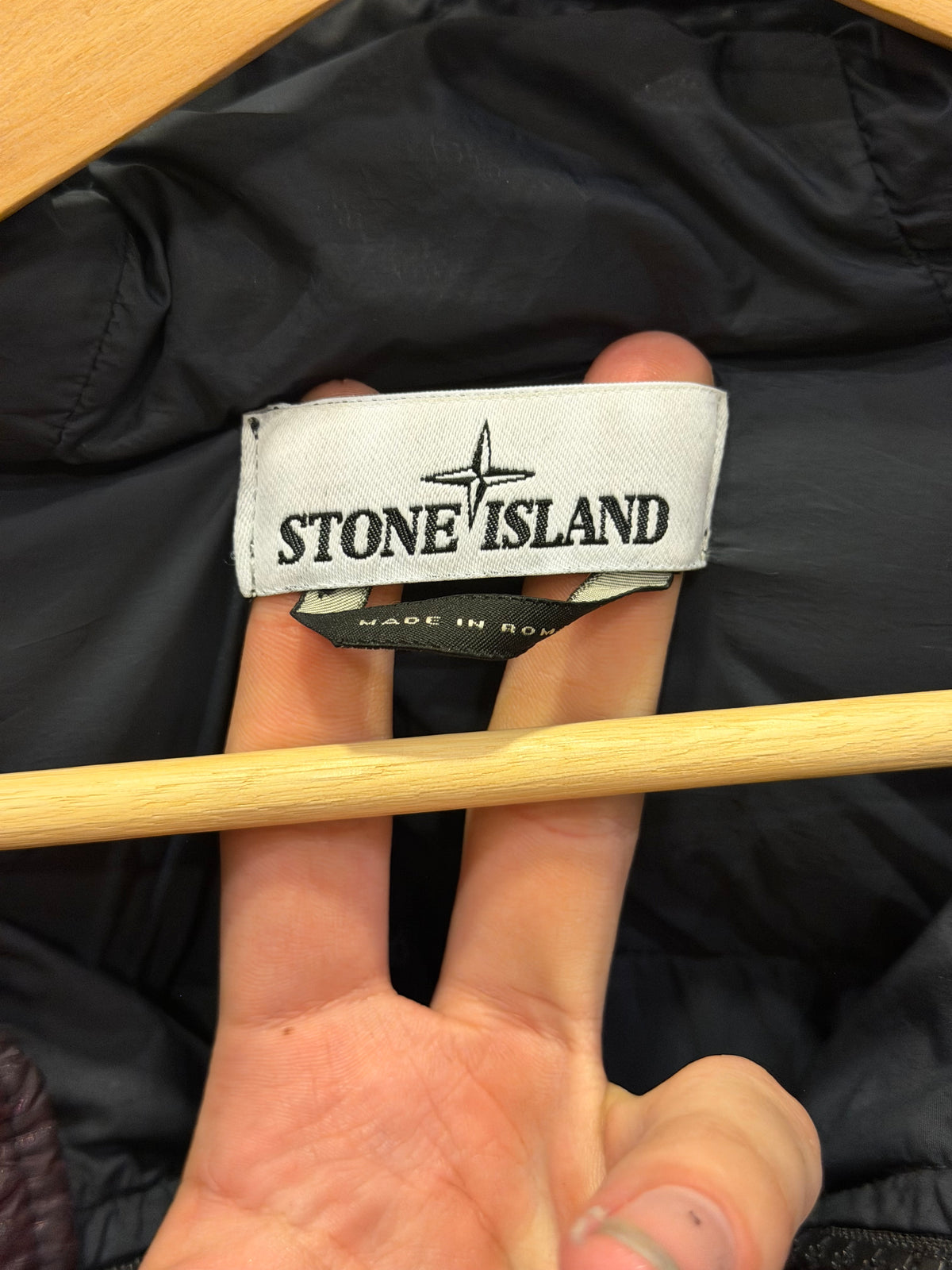 Stone Island Poly-Color Frame Down-TC Nylon Metal Down Jacket - Purple