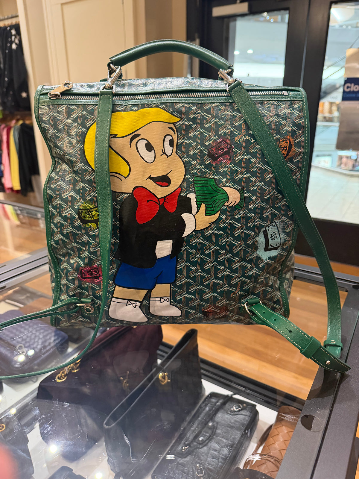 Goyard Goyardine Saint Leger Backpack - Green