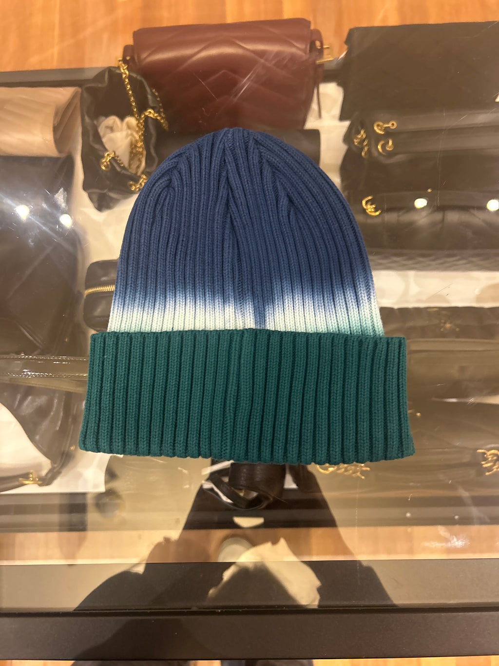 Supreme Overdyed Beanie - Teal Tie Dye