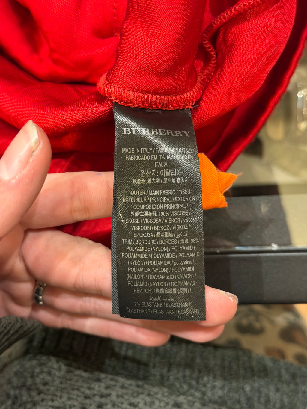 Burberry Track Jacket - Red