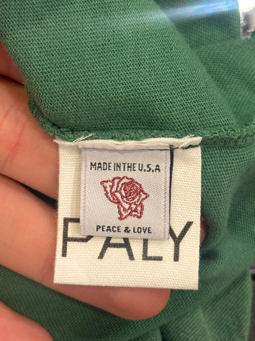 Paly Hollywood Core Logo Distressed Tee - Green (Ricardi Exclusive)