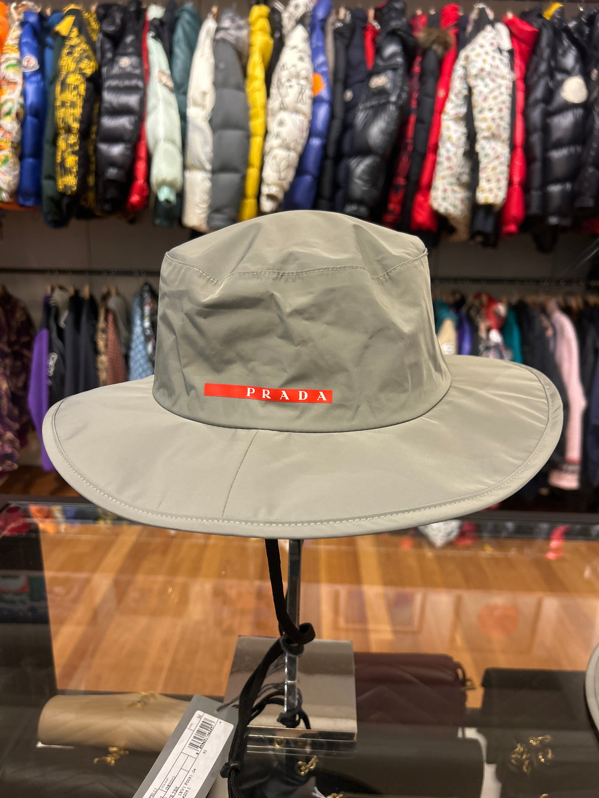 Prada x Luna Rossa Bucket Hat - Light Grey