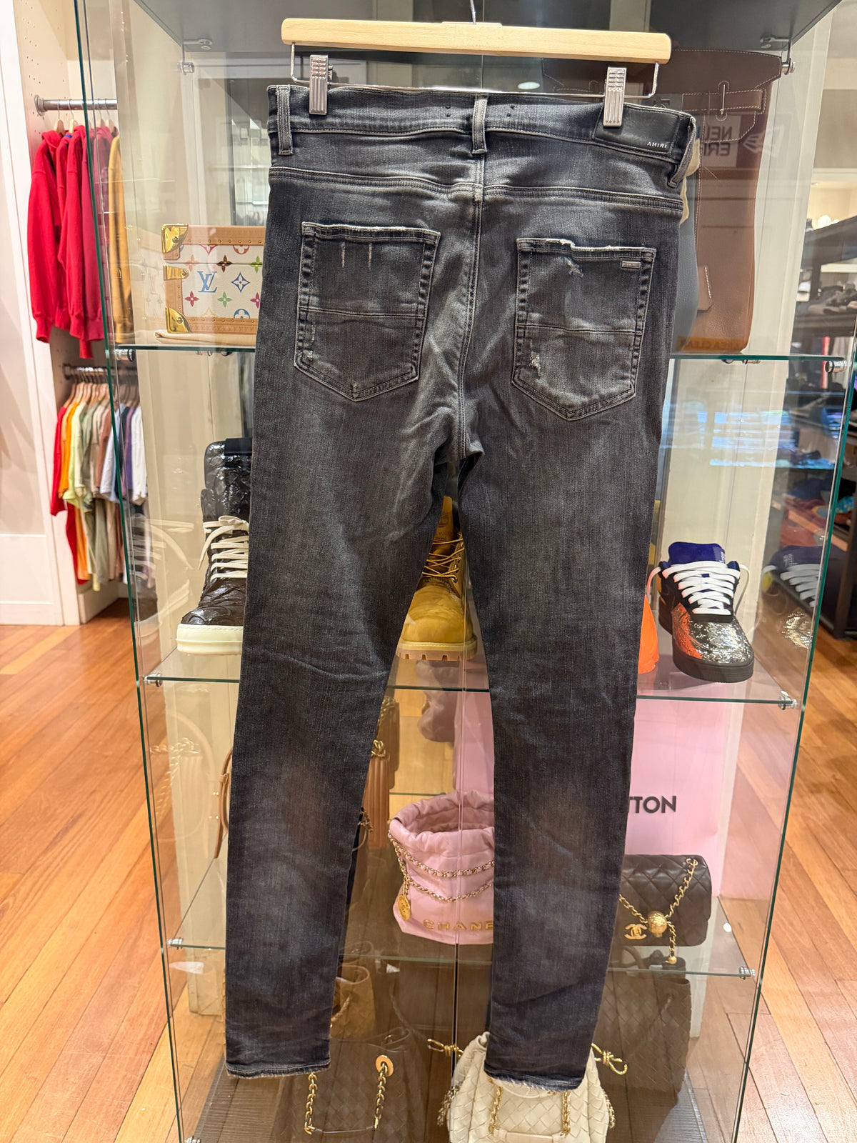 Amiri MX1 Distressed Skinny Jeans
