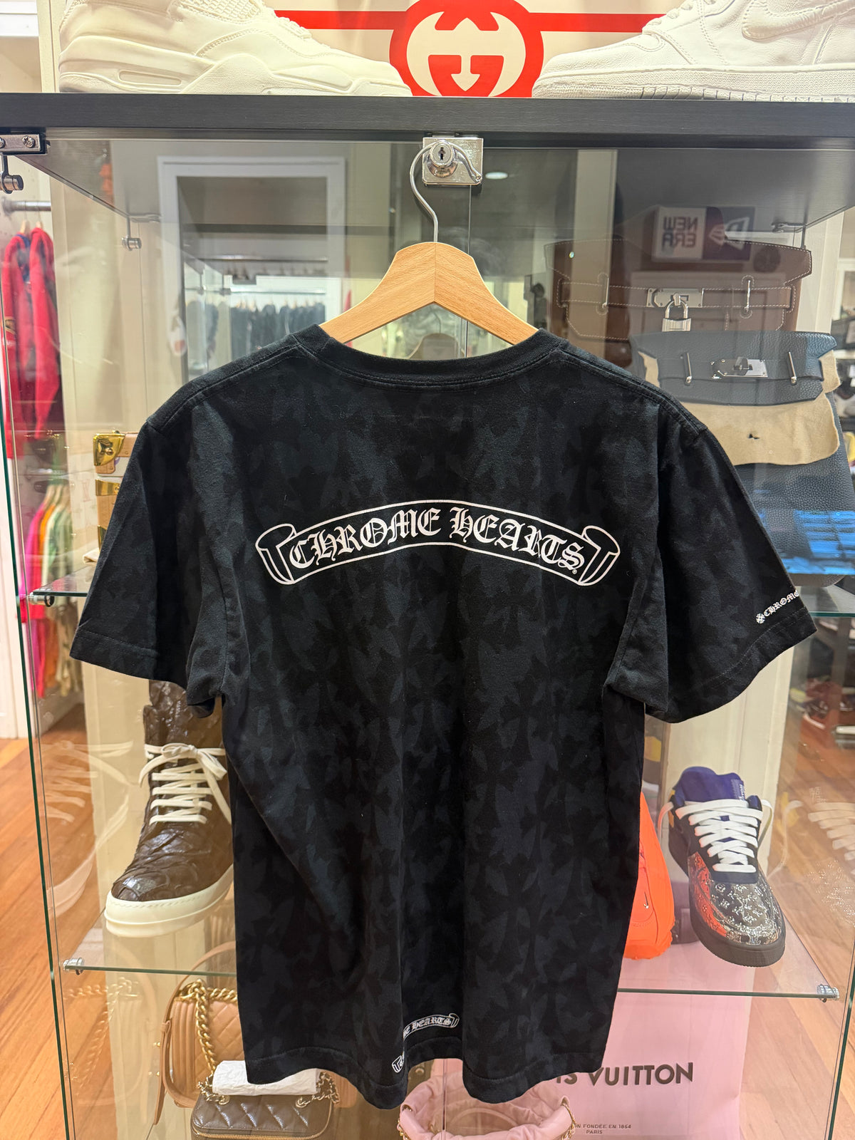 Chrome Hearts Cemetery Cross Monogram Tee