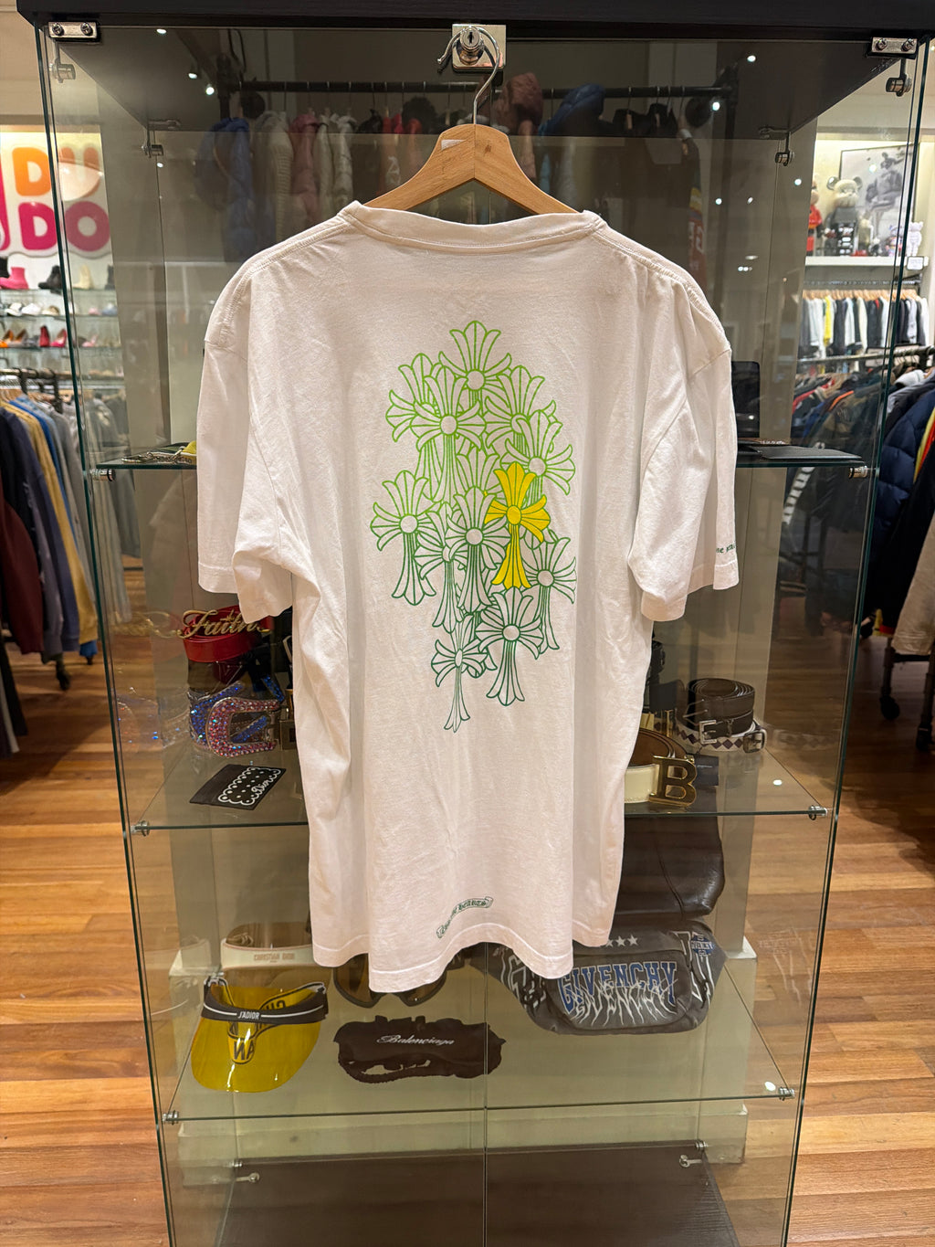 Chrome Hearts Cemetery Tee White/Green