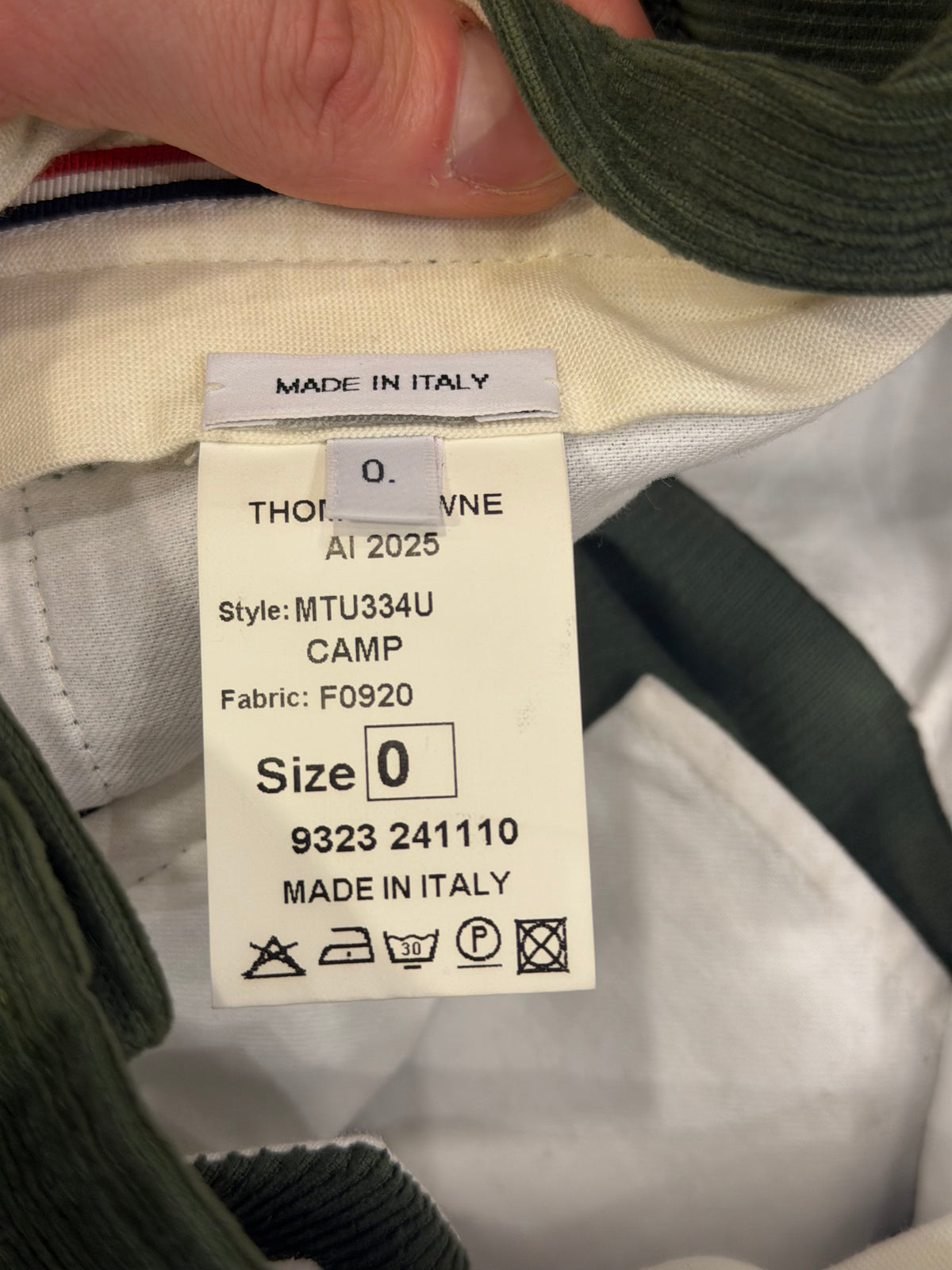 Thom Browne Sailor Tapered Chino Pant
