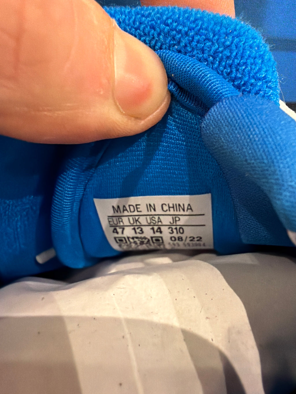 Balenciaga x Adidas Originals Track Forum Sneakers - White / Blue