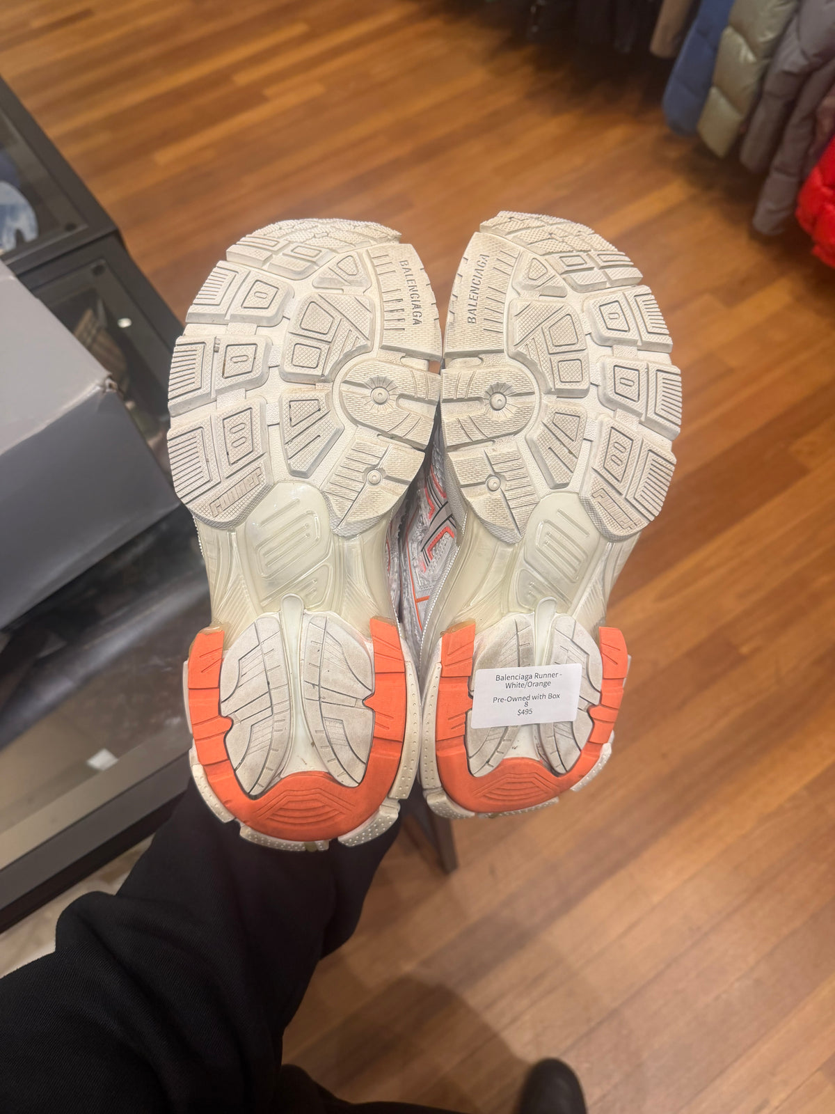 Balenciaga Runner - White/Orange