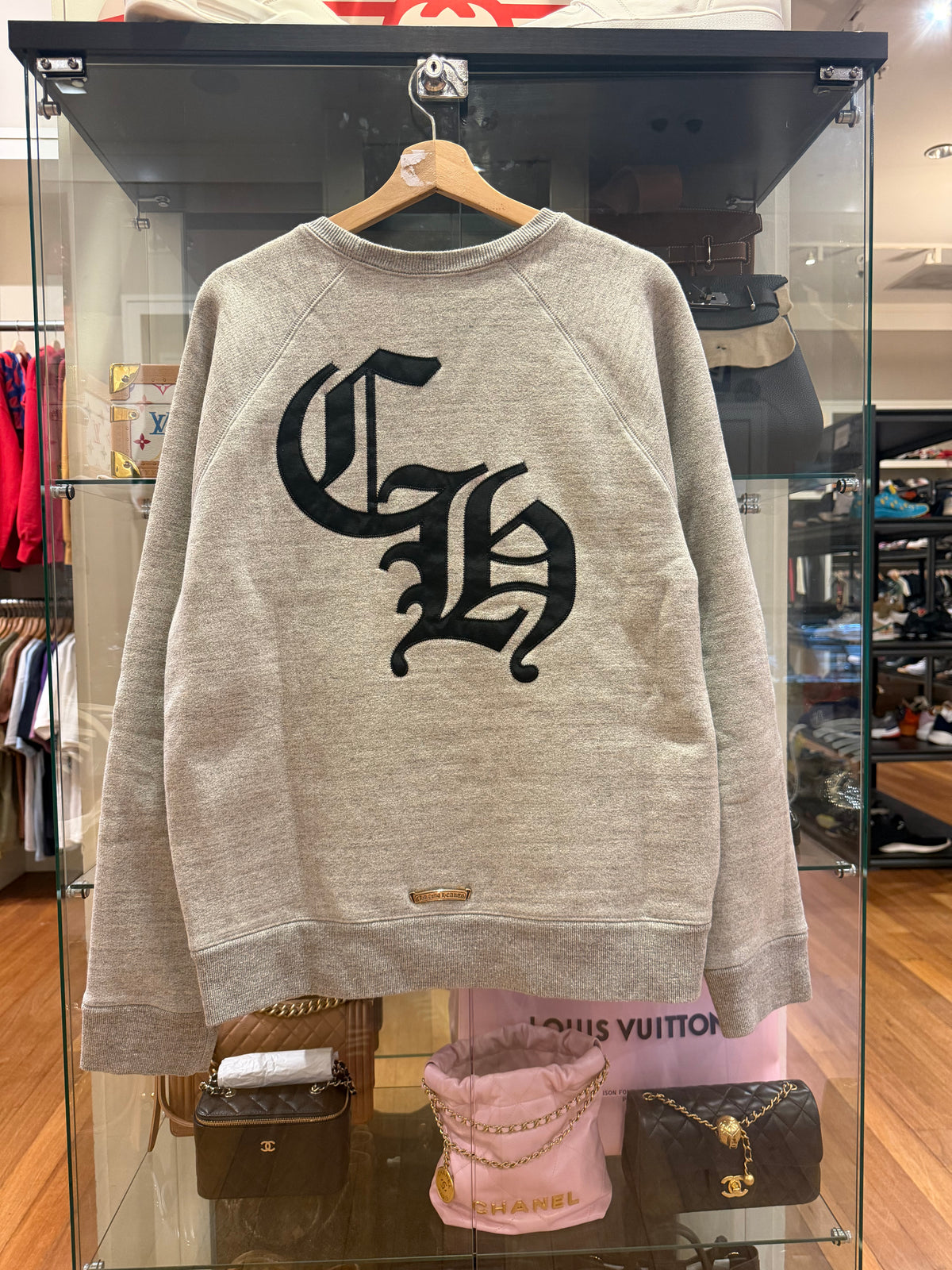 Chrome Hearts ‘7-Eleven’ Embroidered Crewneck - Grey