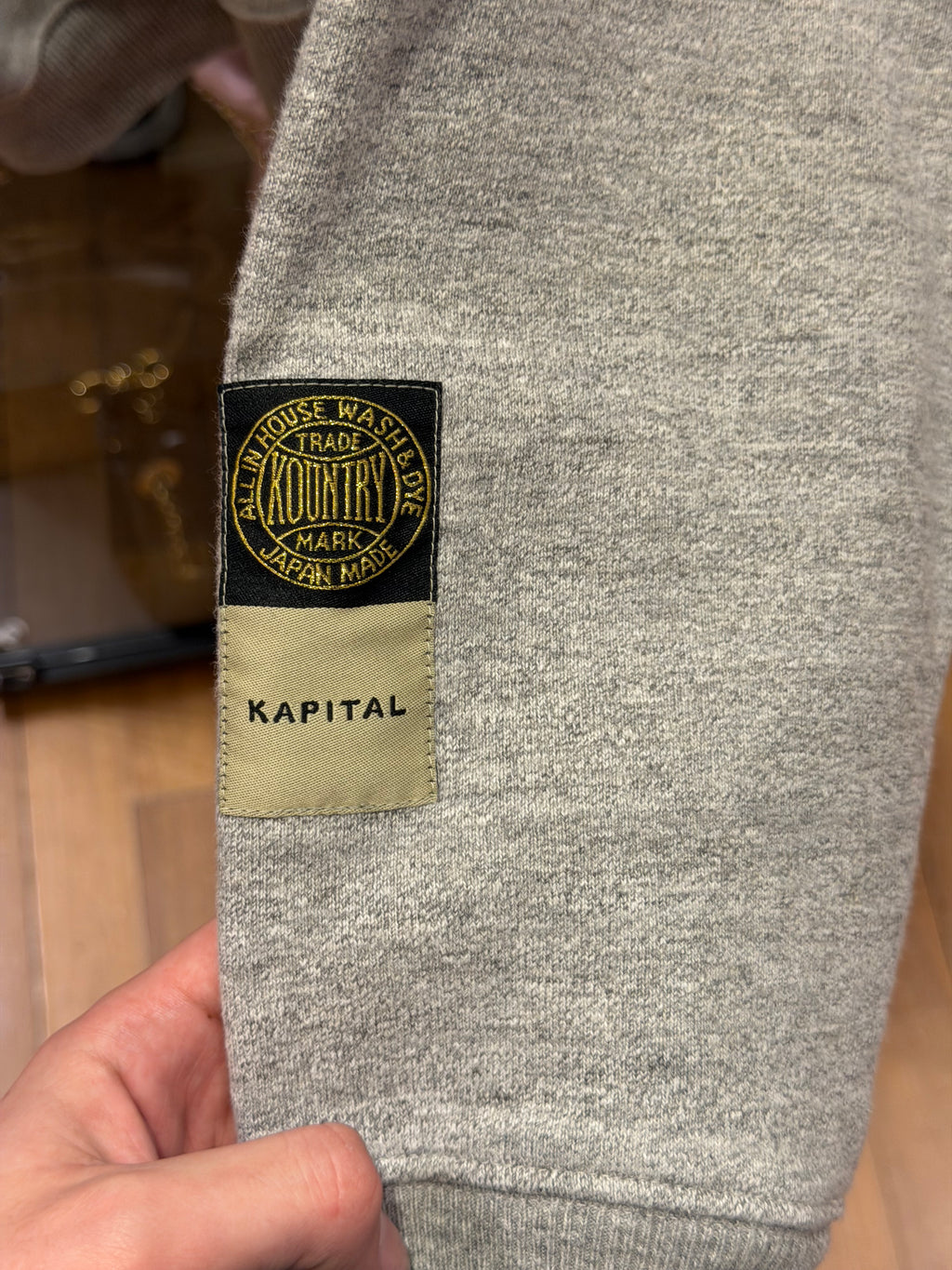 Kapital Kountry Great Kountry Baseball Henley Sweatshirt
