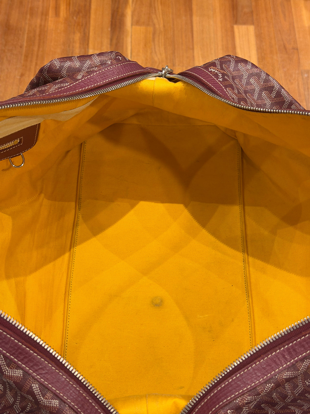 Goyard Boeing 55 Burgundy Duffle Bag