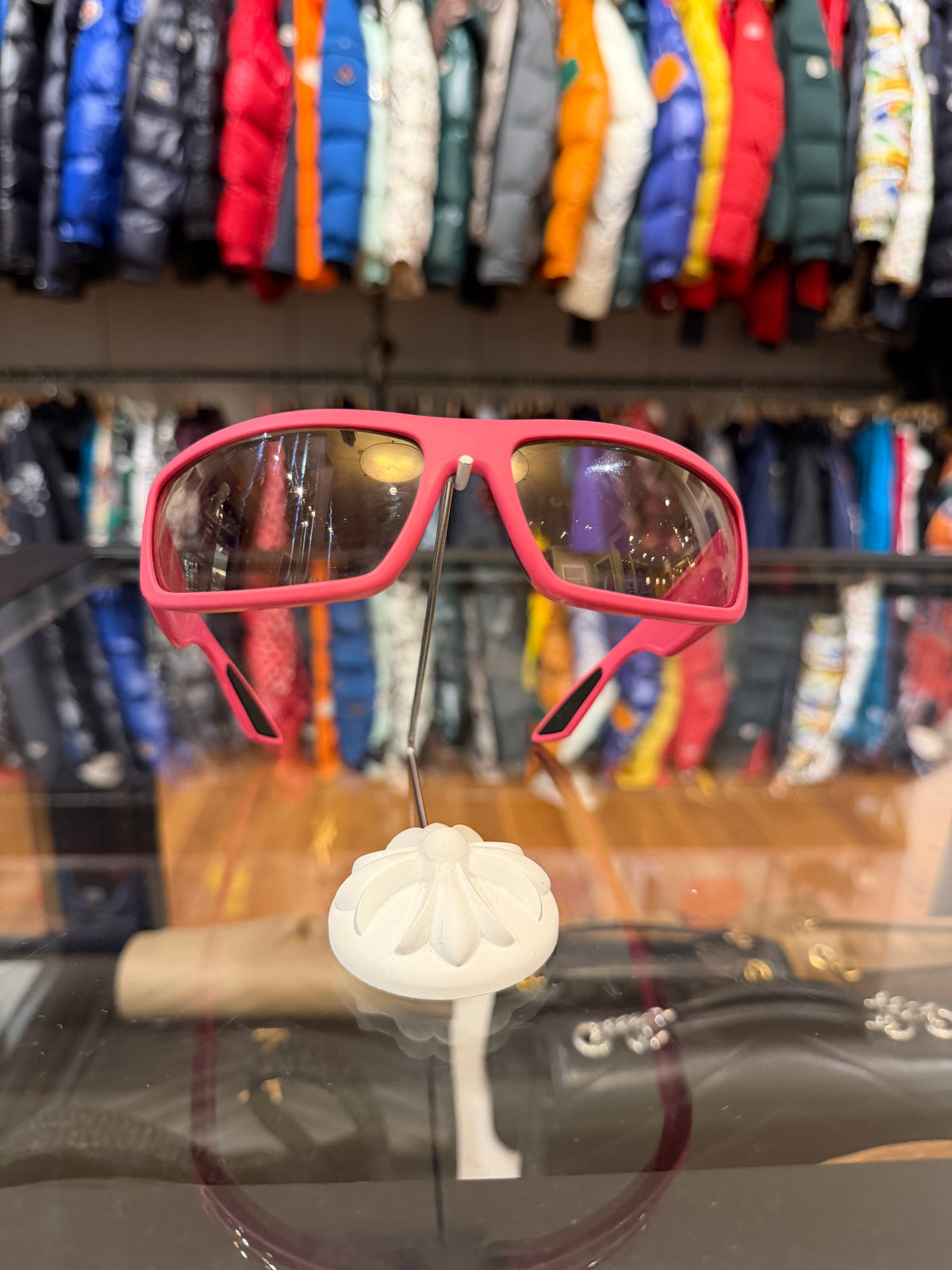 Prada Rose Square Sunglasses - Pink