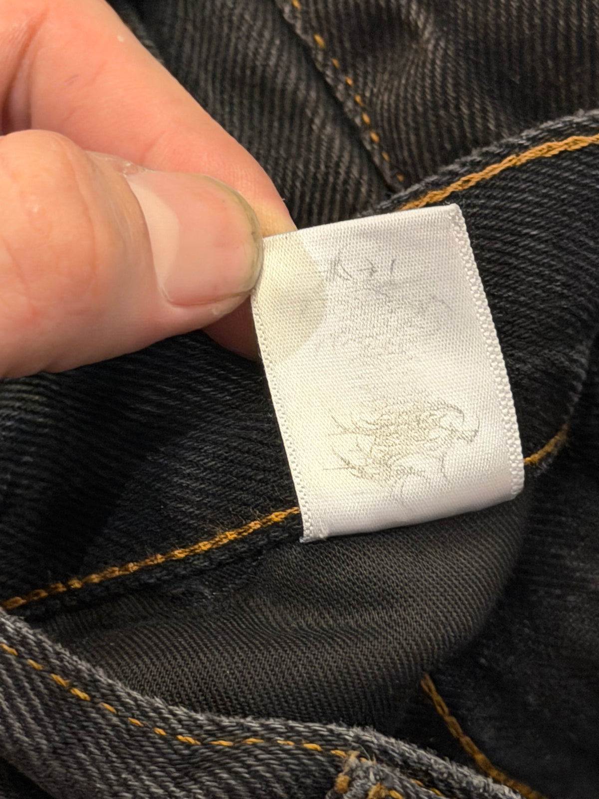Bossi Washed Black Jeans
