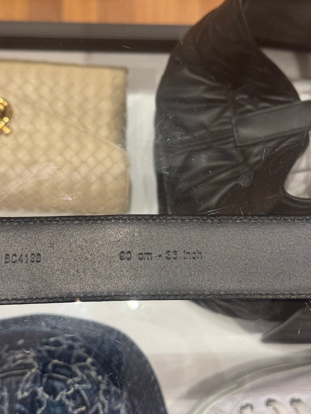 Dolce & Gabbana Gold Hardware Leather Belt