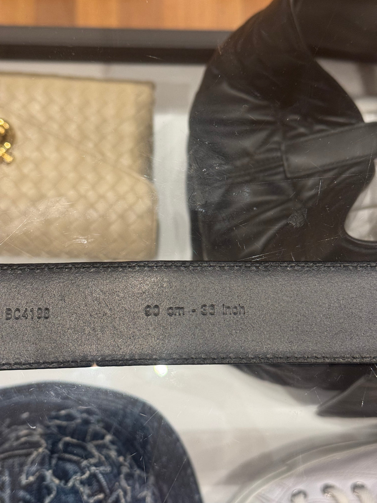 Dolce & Gabbana Gold Hardware Leather Belt