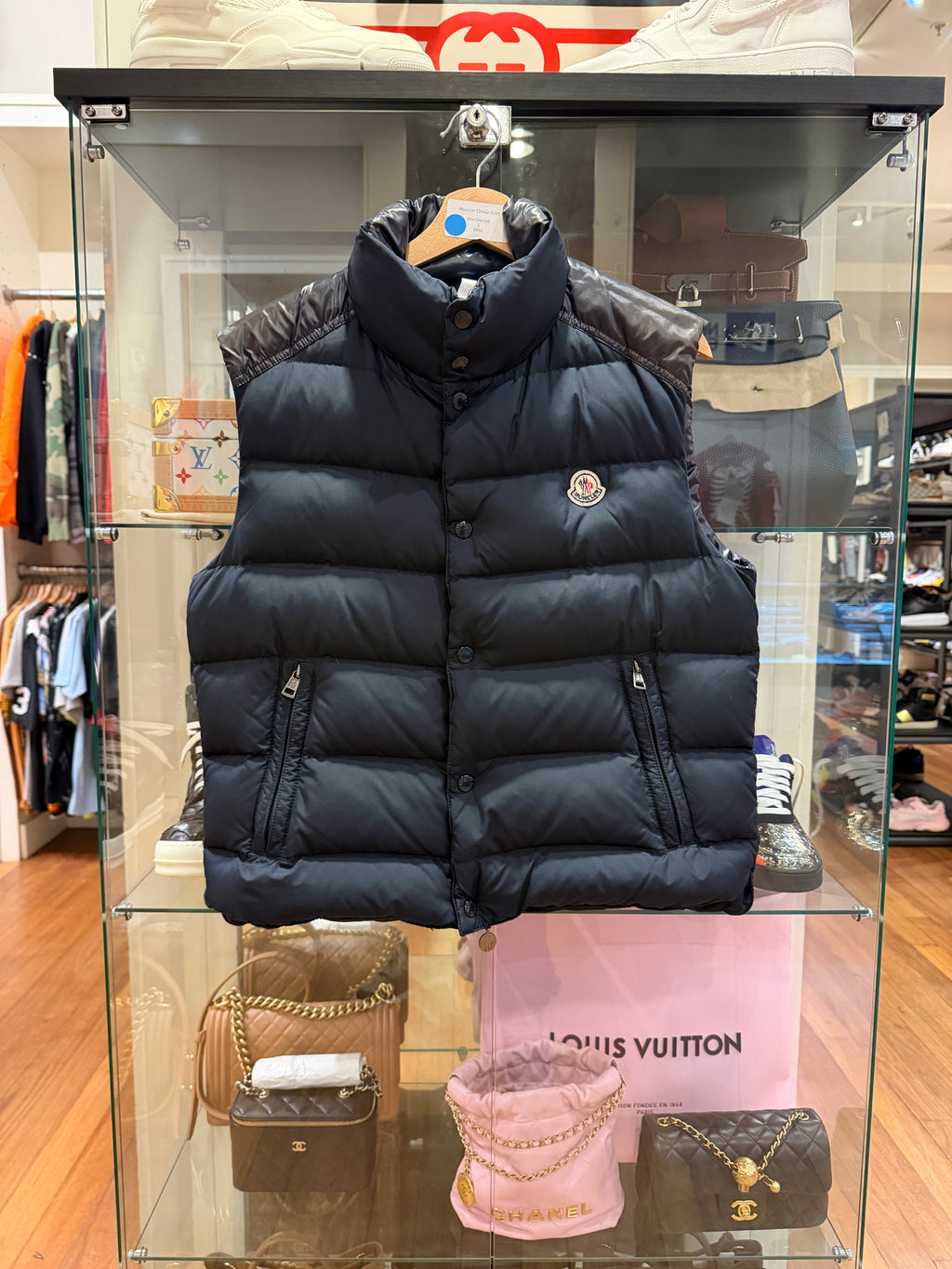Moncler Cheval Gilet - Navy