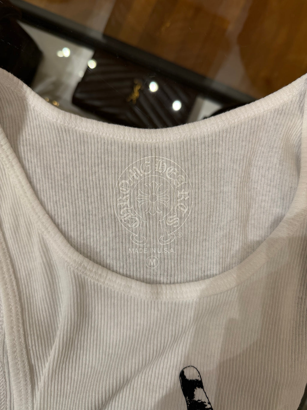 Chrome Hearts Richard Stark Middle Finger Tank Top