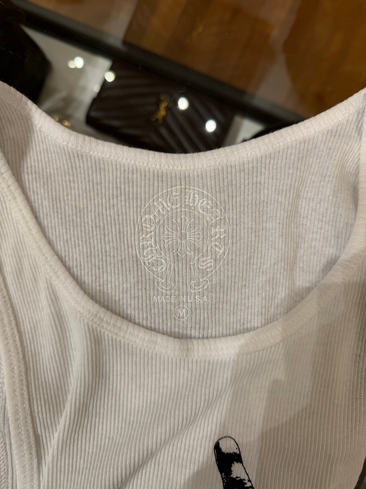 Chrome Hearts Richard Stark Middle Finger Tank Top