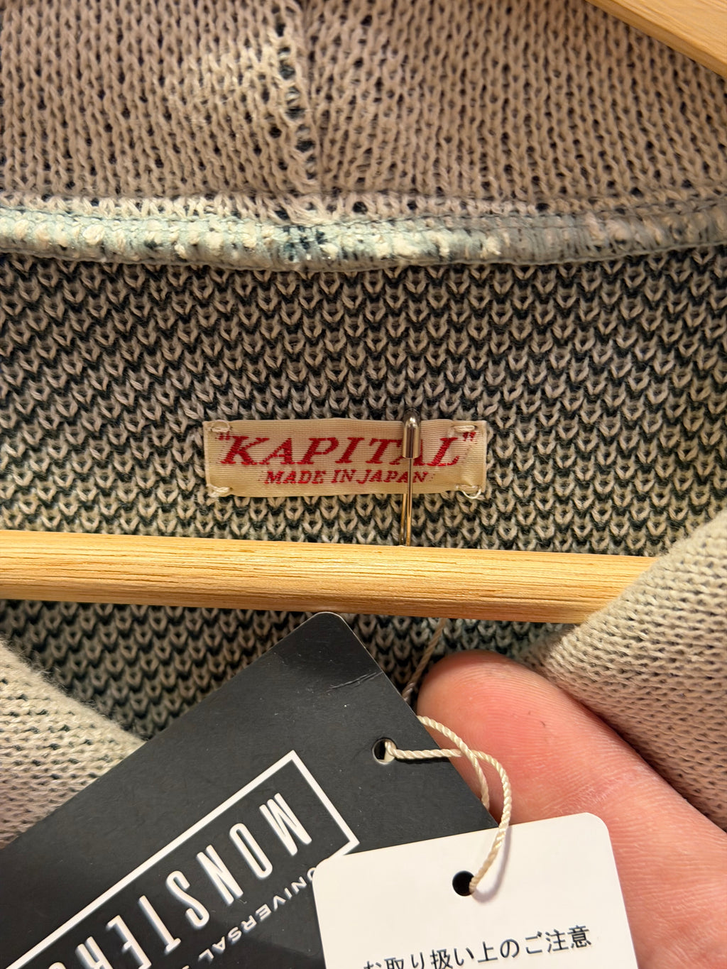 Kapital Be loved Frankenstein Knit Hoodie