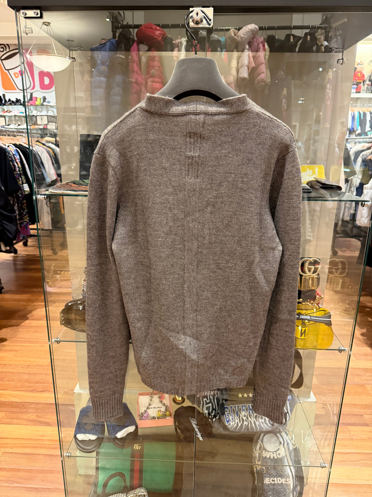 Rick Owens Mountain FW12 Speckled Cardigan