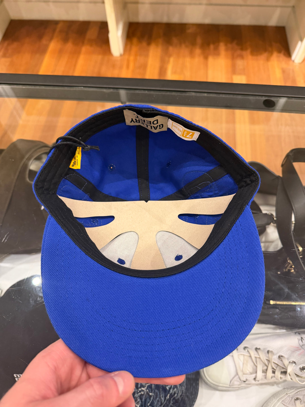 Gallery Dept Leather G Patch Hat - Blue