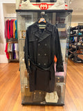 Off White Blurred Logo Trench Coat