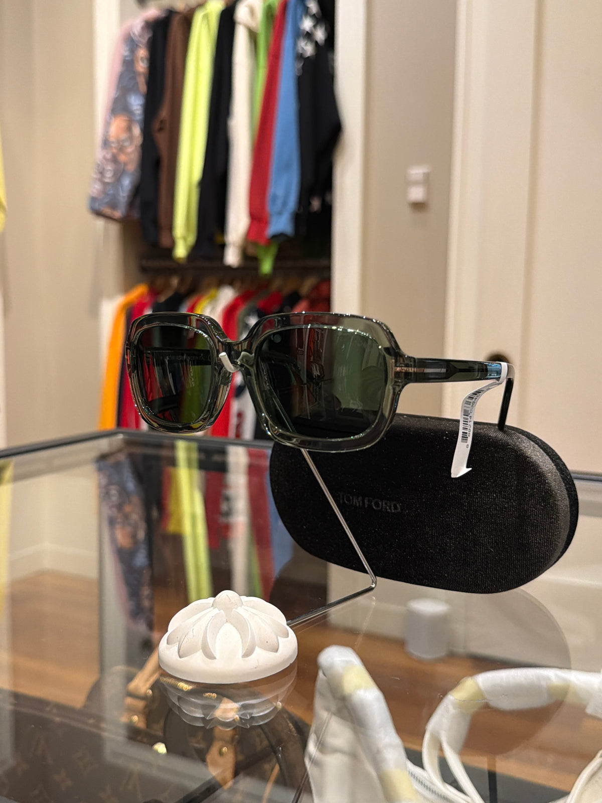 Tom Ford Women’s Lana 02 Square Sunglasses - Green