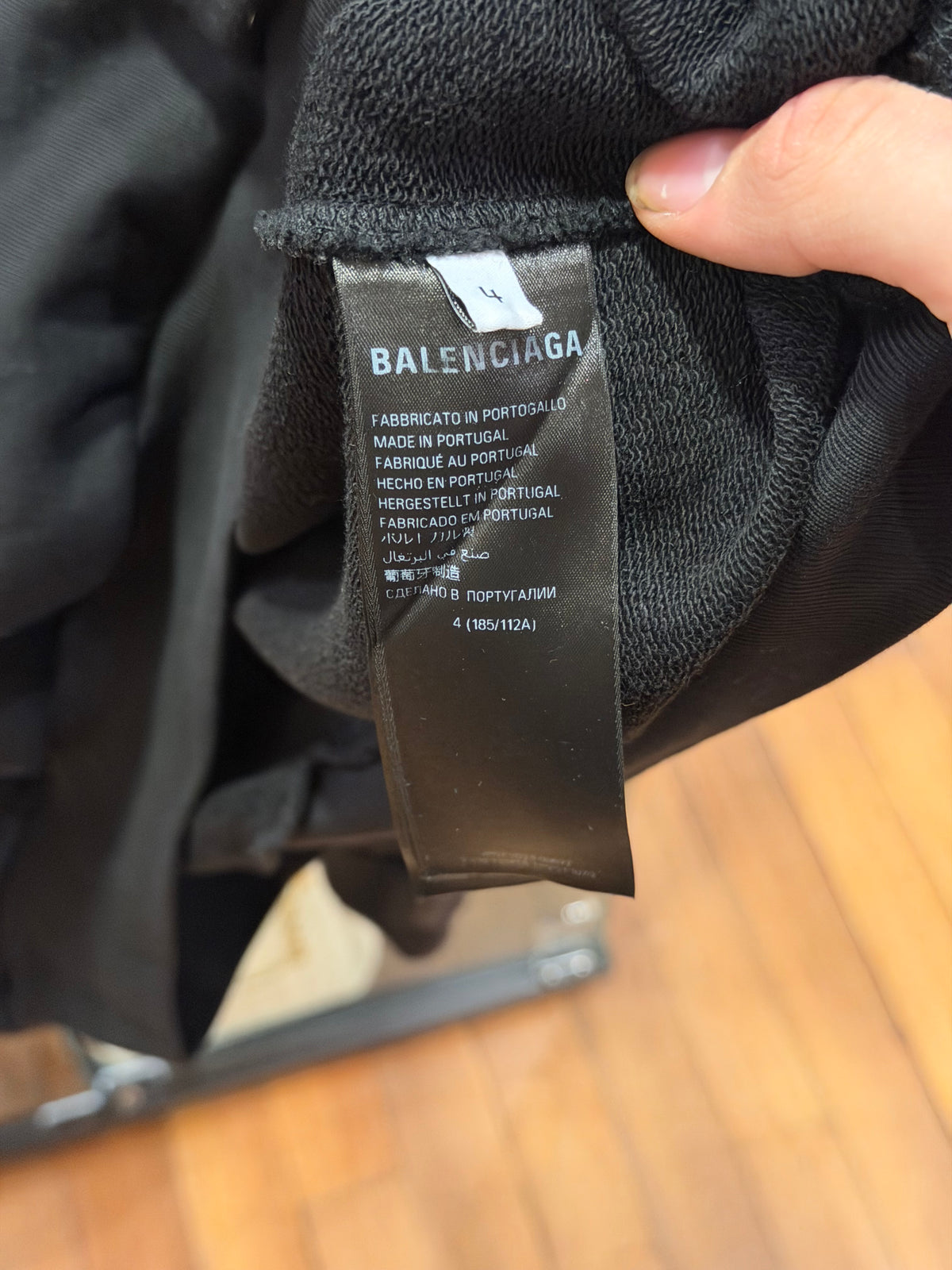 Balenciaga Upside Down Logo Hoodie