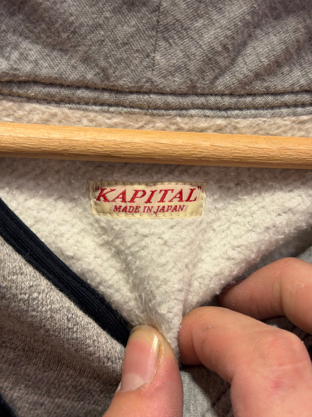 Kapital Kountry Great Kountry Baseball Henley Sweatshirt