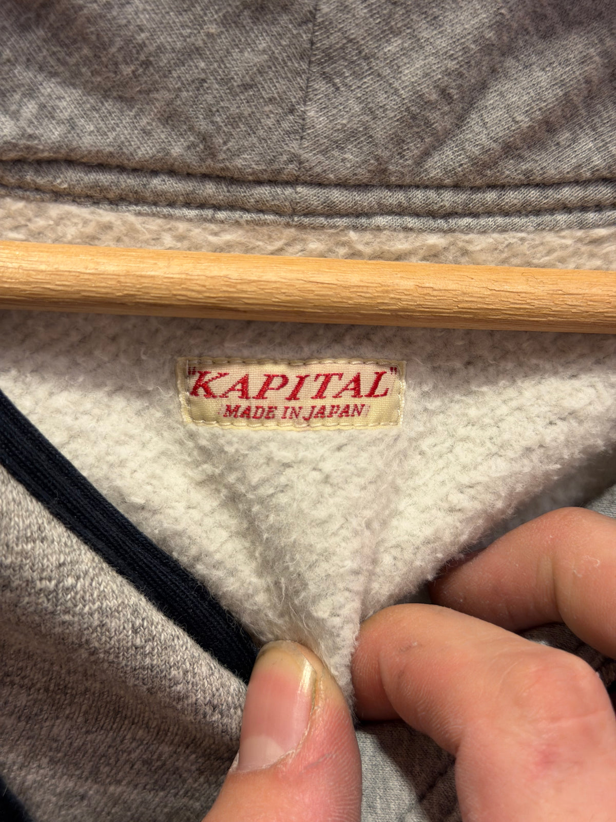 Kapital Kountry Great Kountry Baseball Henley Sweatshirt