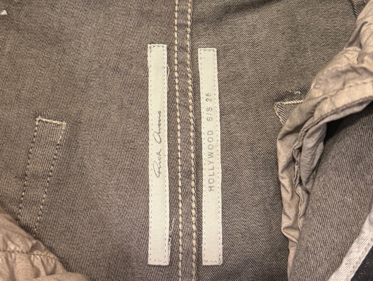 Rick Owens Gold Foil Coated
Denim Jeans