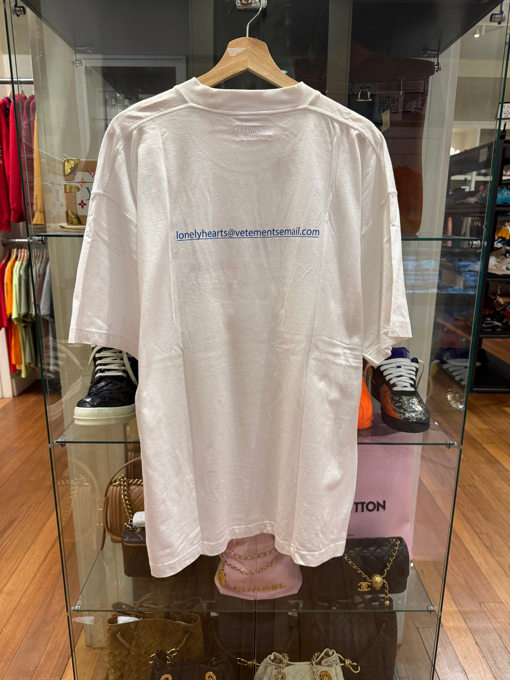 Vetements Single and Ready to Mingle Tee - White