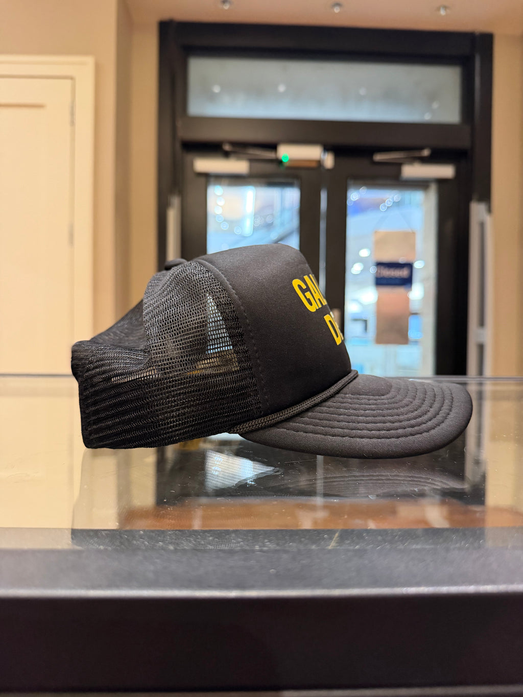 Gallery Dept. Trucker Hat - Black/Yellow