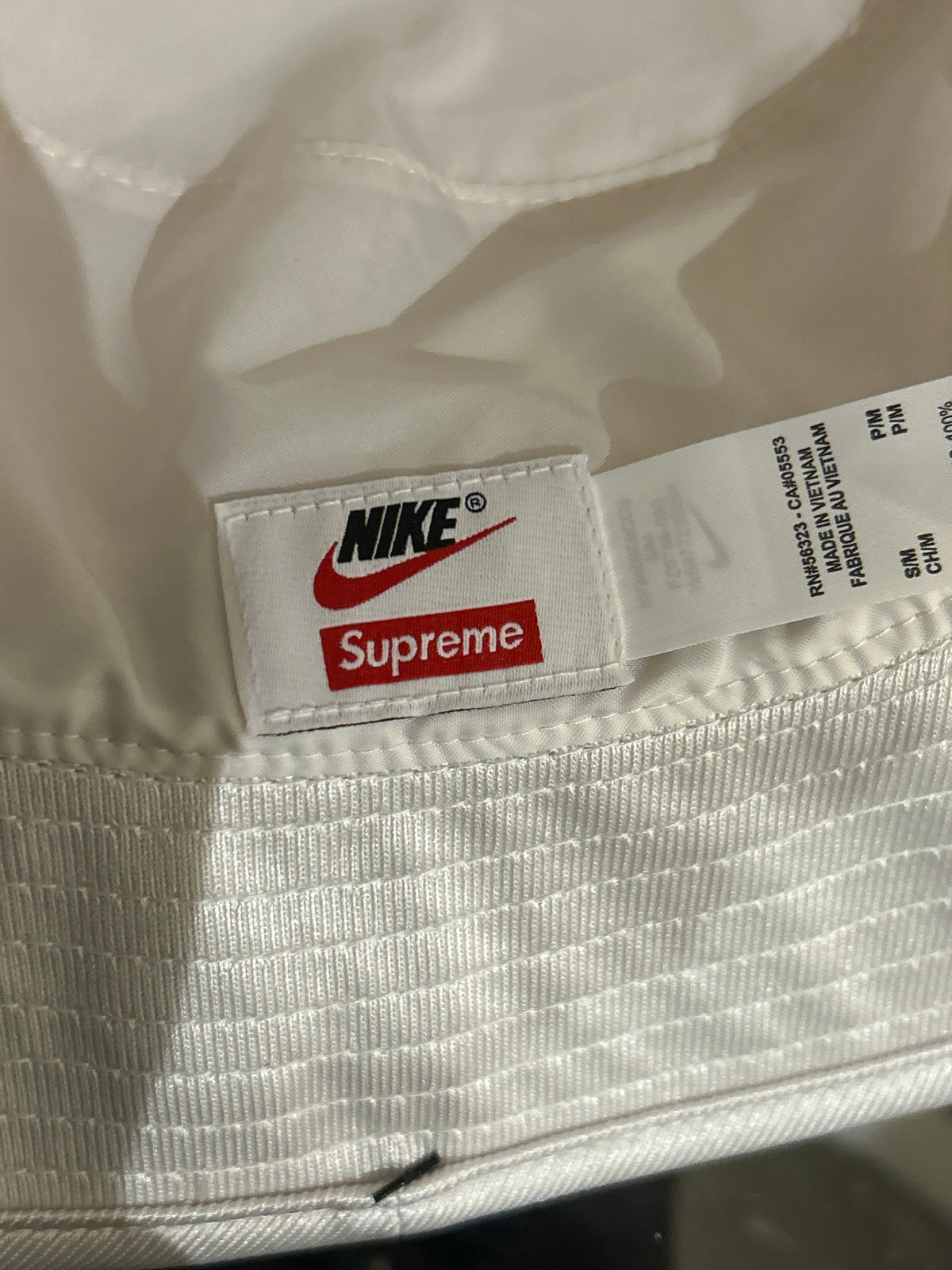 Supreme x Nike Bucket Hat - White