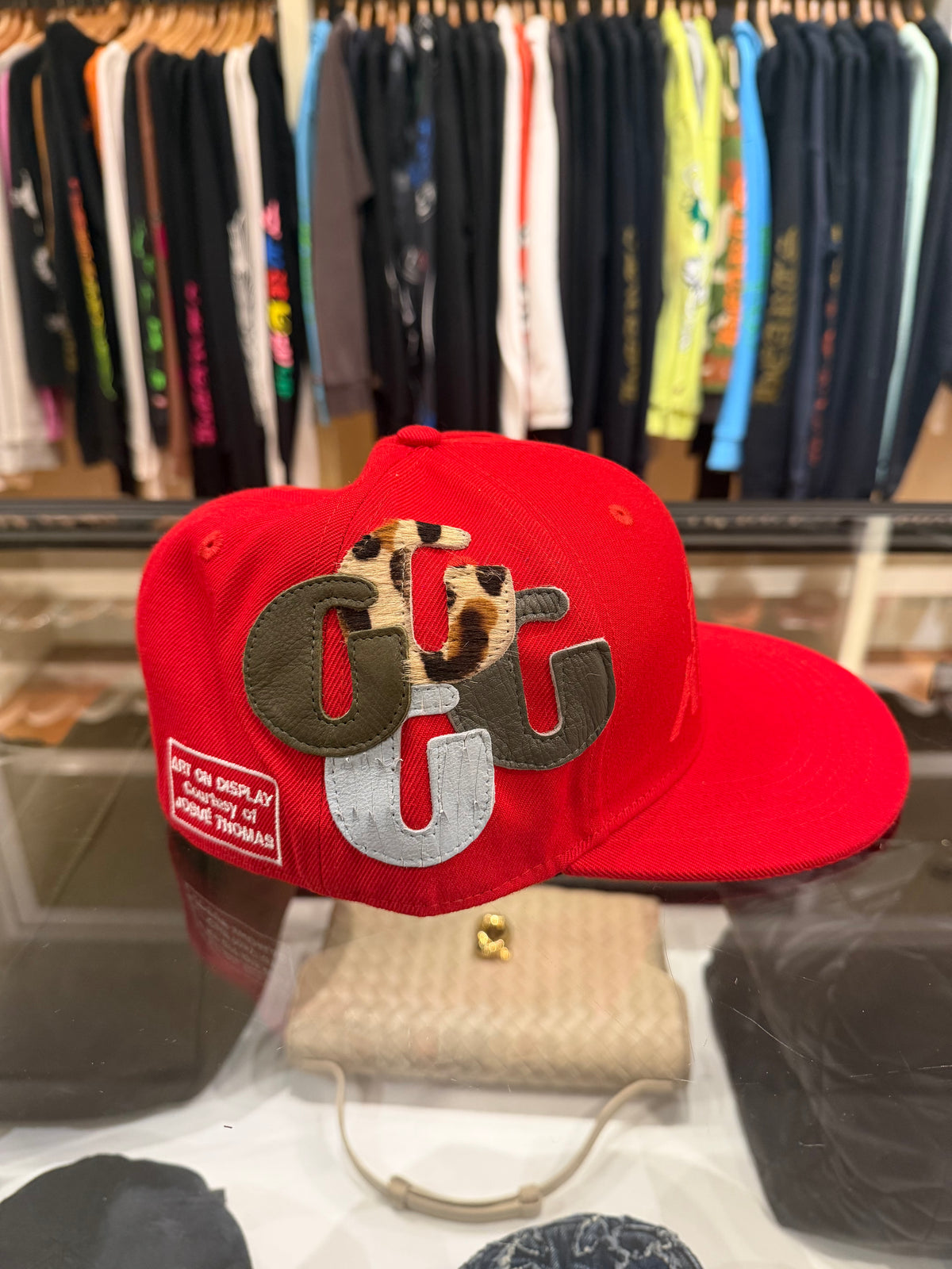 Gallery Dept Leather G Patch Hat - Red