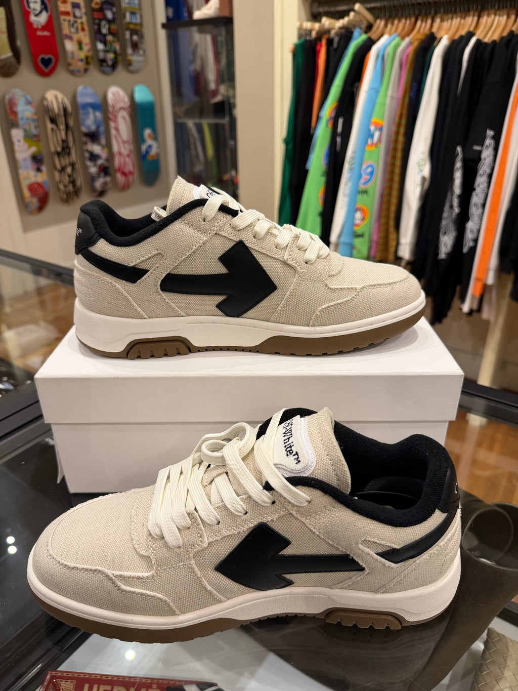 Off-White ‘Out of Office’ Canvas Sneaker