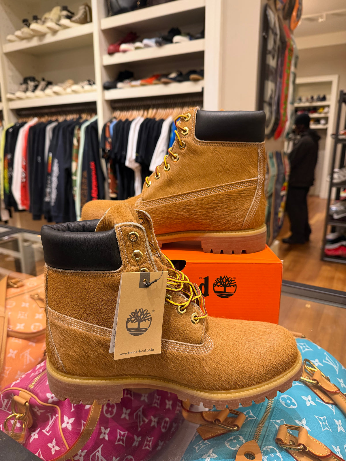 Timberland x Fetch Pony Hair Premium 6” Boot - Wheat
