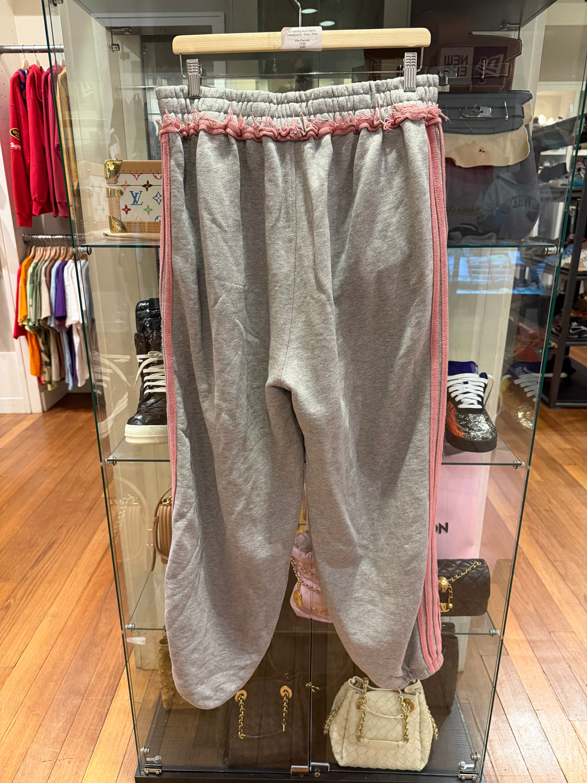 GV Gallery Aunt Kathy Sweatpants - Grey/Pink