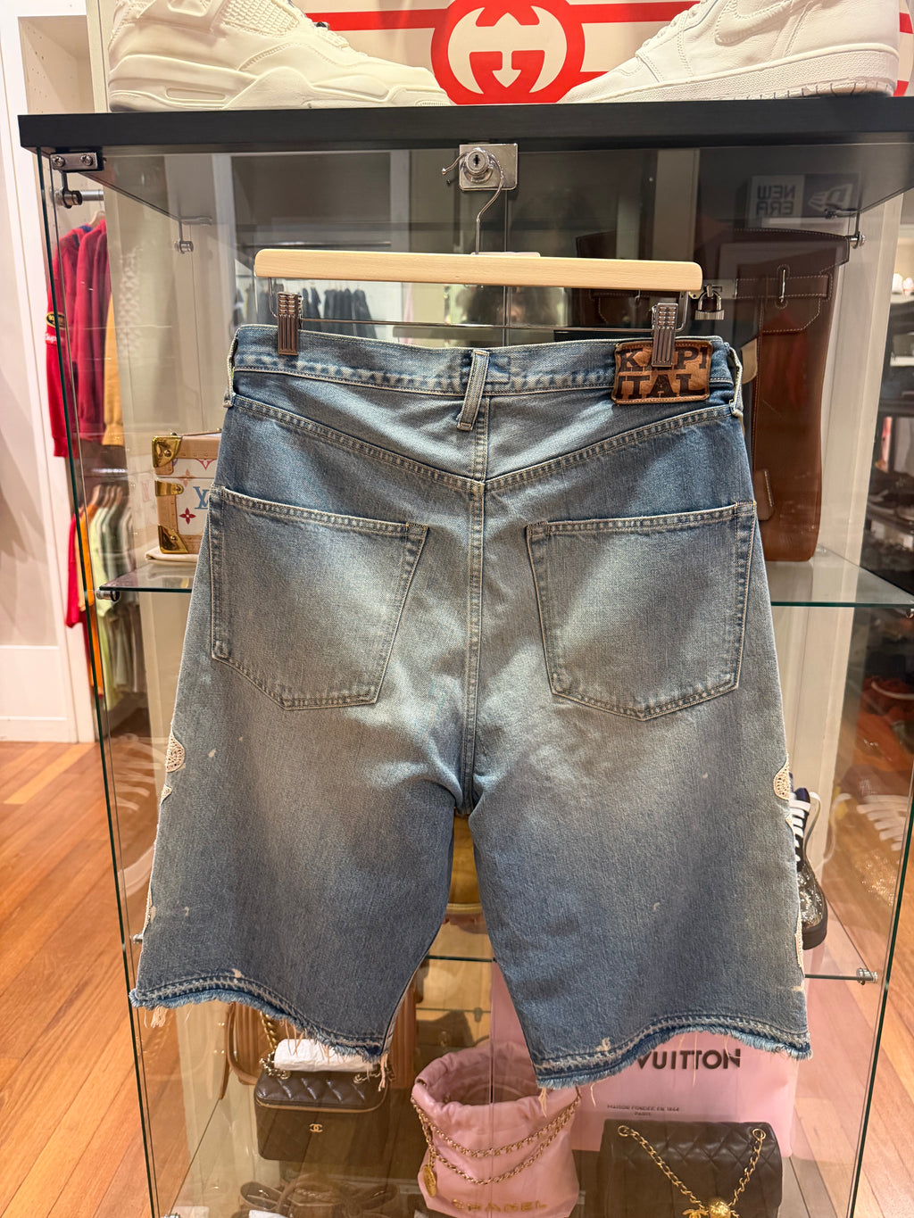 Kapital 14Oz Denim 5P Bones Denim Shorts