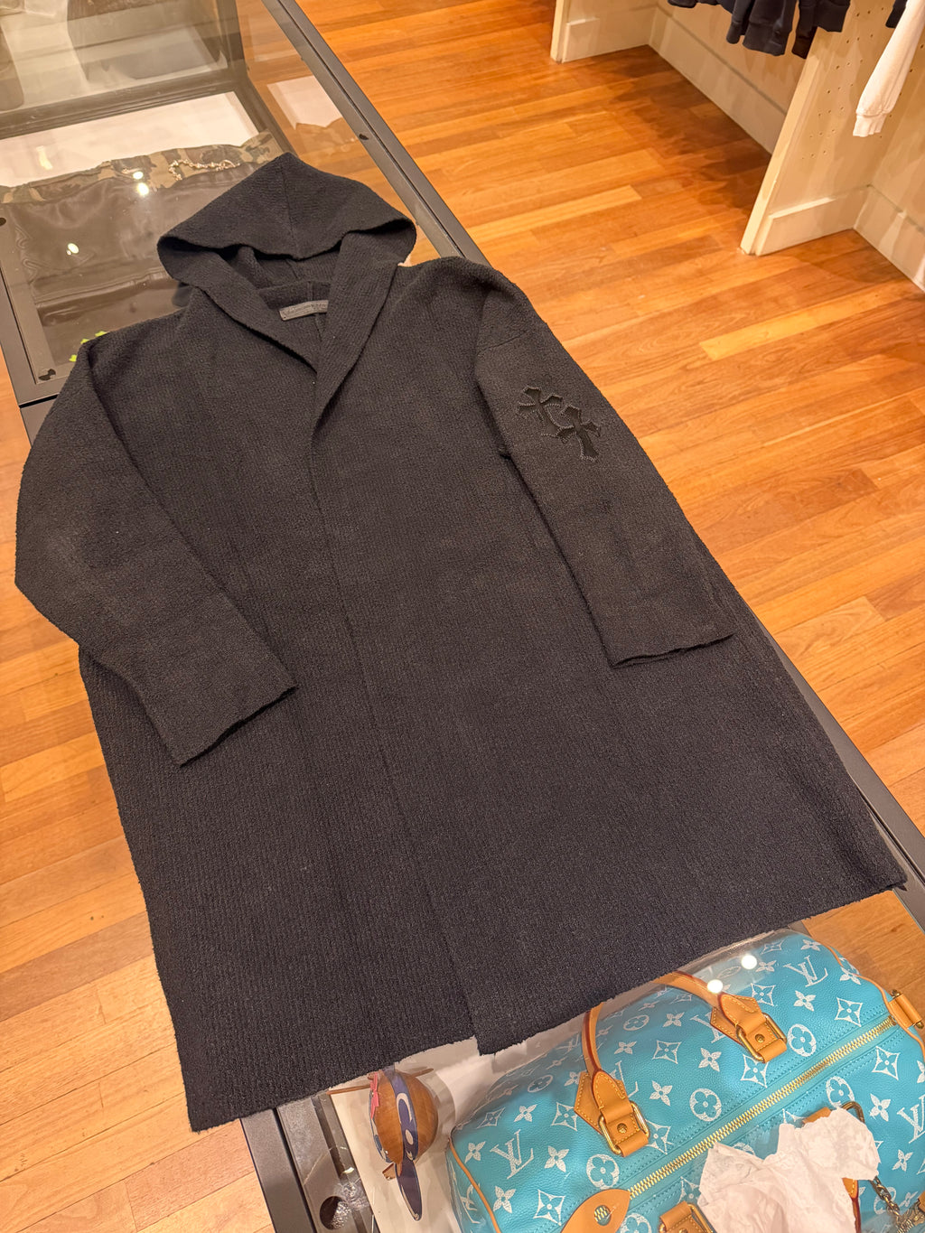 Chrome Hearts ‘Sleeping With Fishes’ Pony Hair Patch Cloak