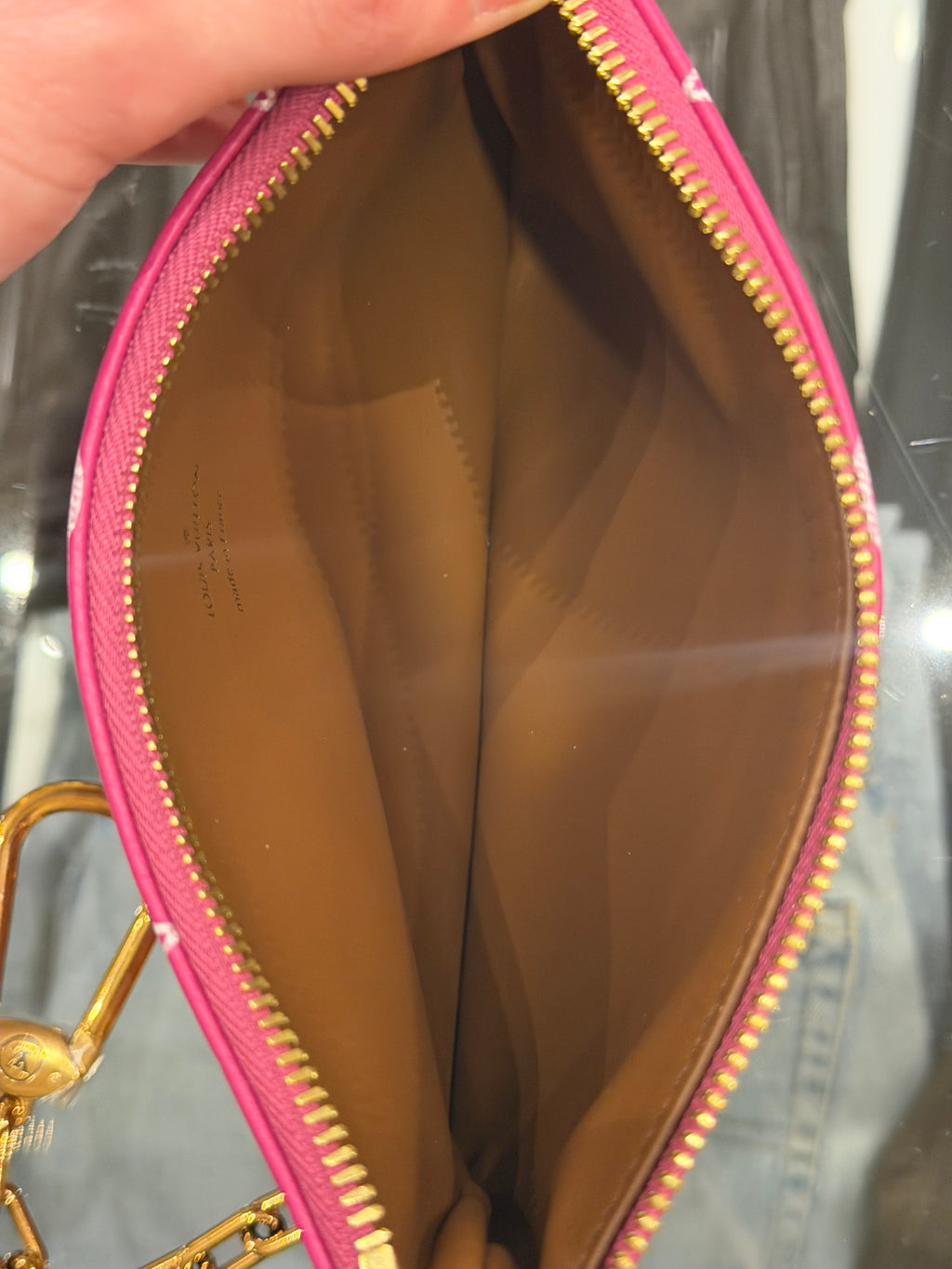 Louis Vuitton P9 Speedy 40 Bandouliere Pink Agate Duffle Bag