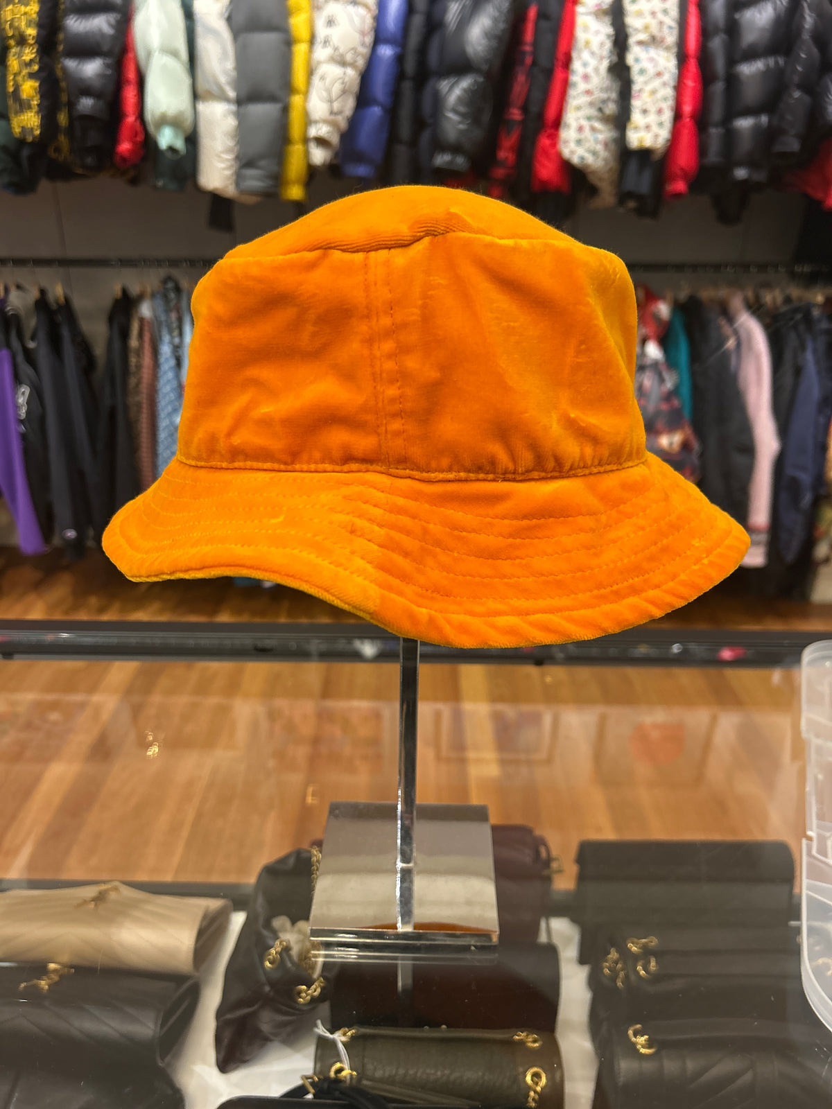 Gallery Dept. Velour Hat - Orange