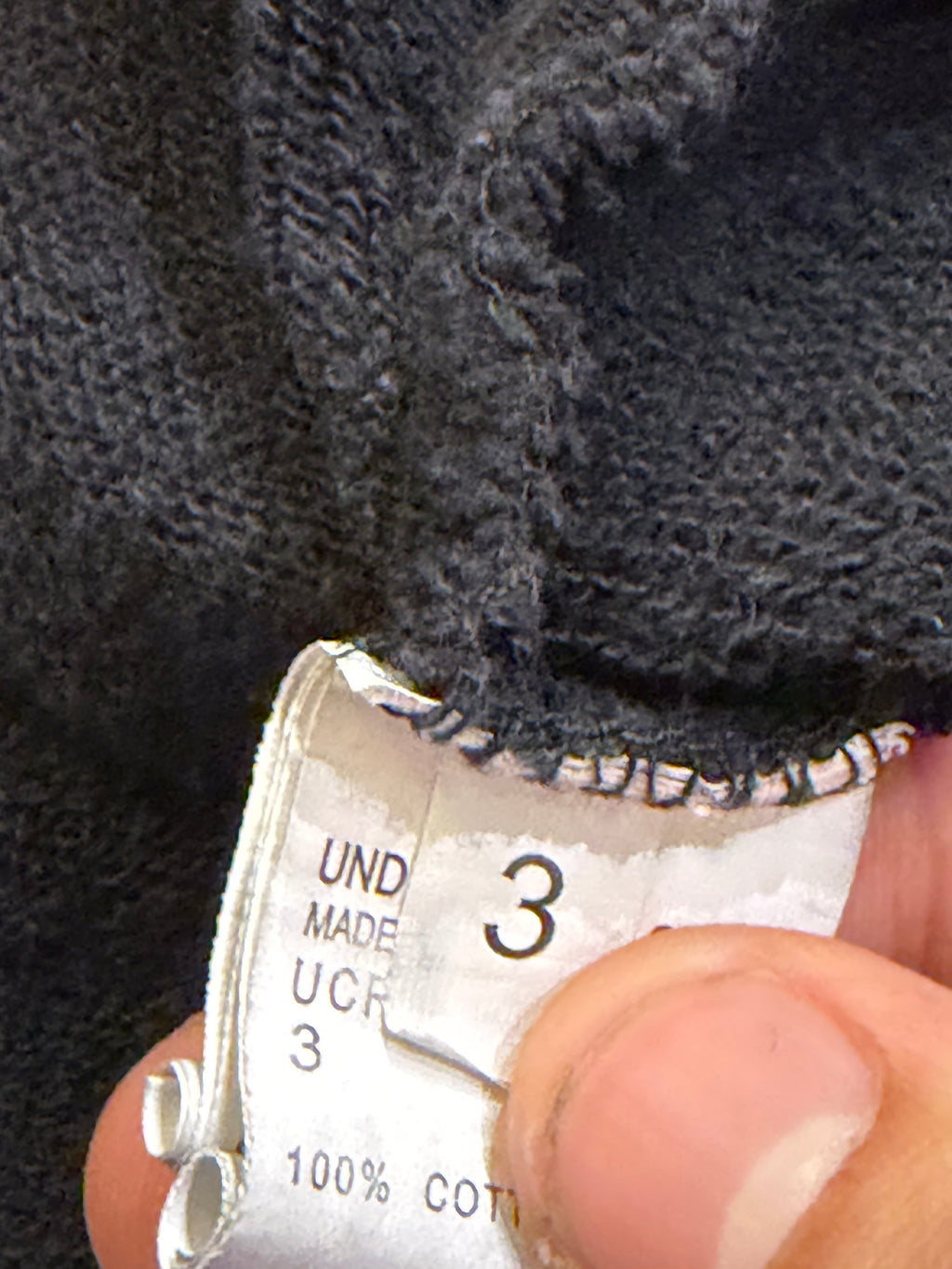 Undercover U Hoodie - Black