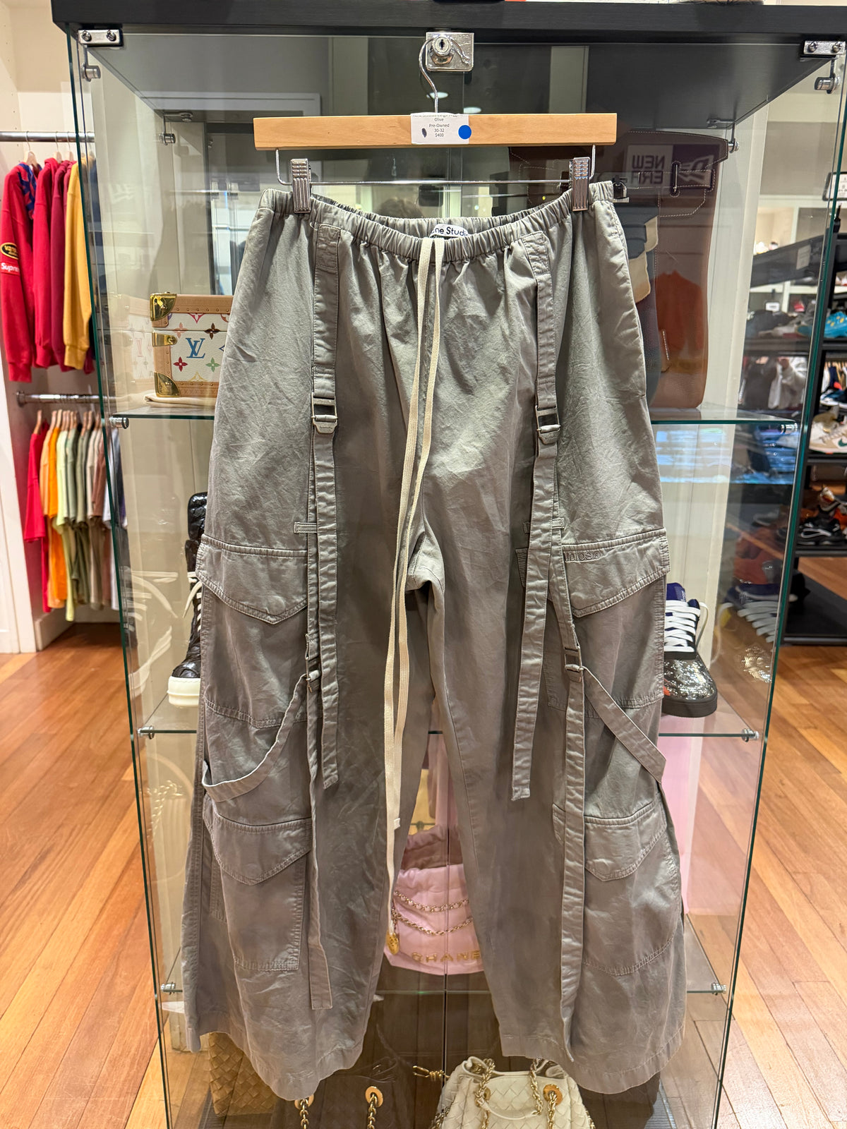 Acne Studios Cargo Joggers - Olive
