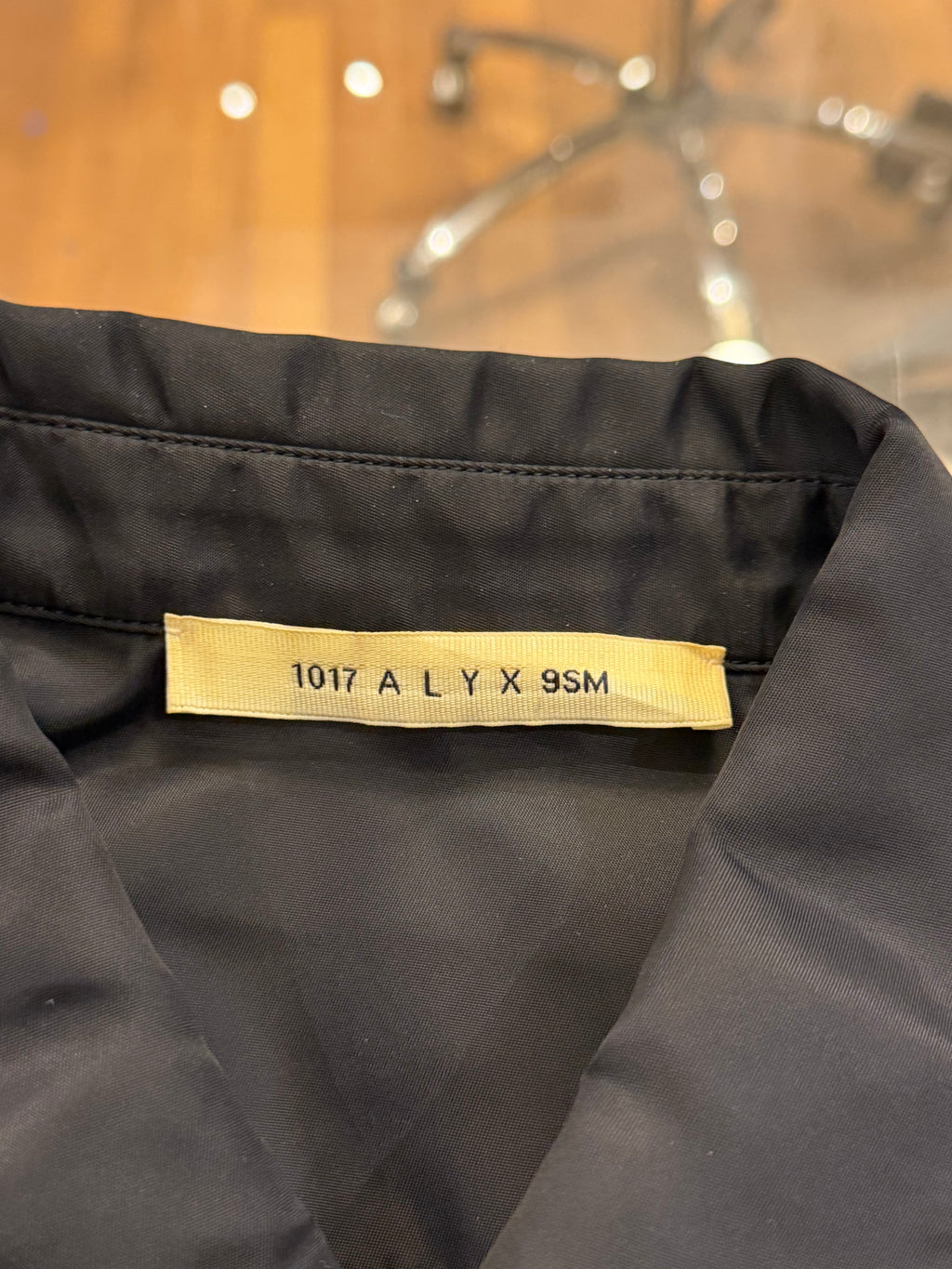 Alyx Nylon Button Up Cargo
Shirt - Black