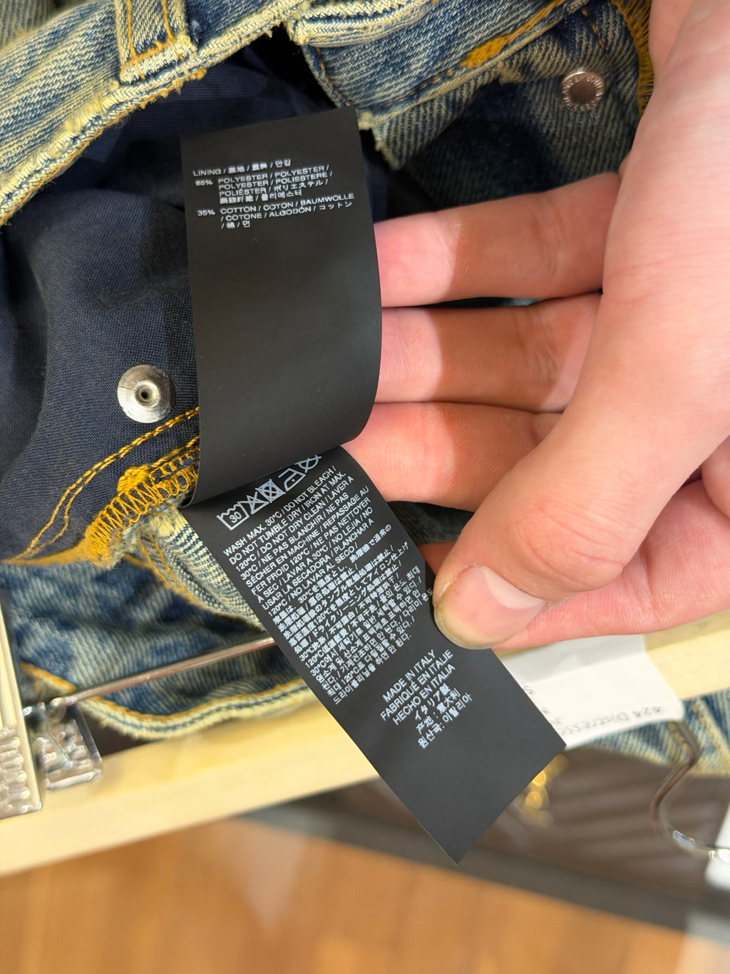424 Distressed Baggy Denim Jeans