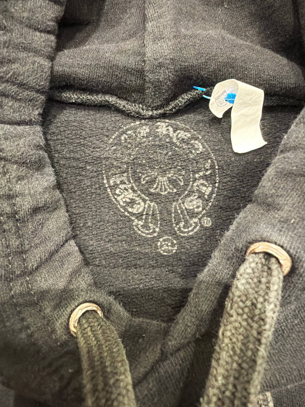 Chrome Hearts Horseshoe Floral Sleeve Hoodie