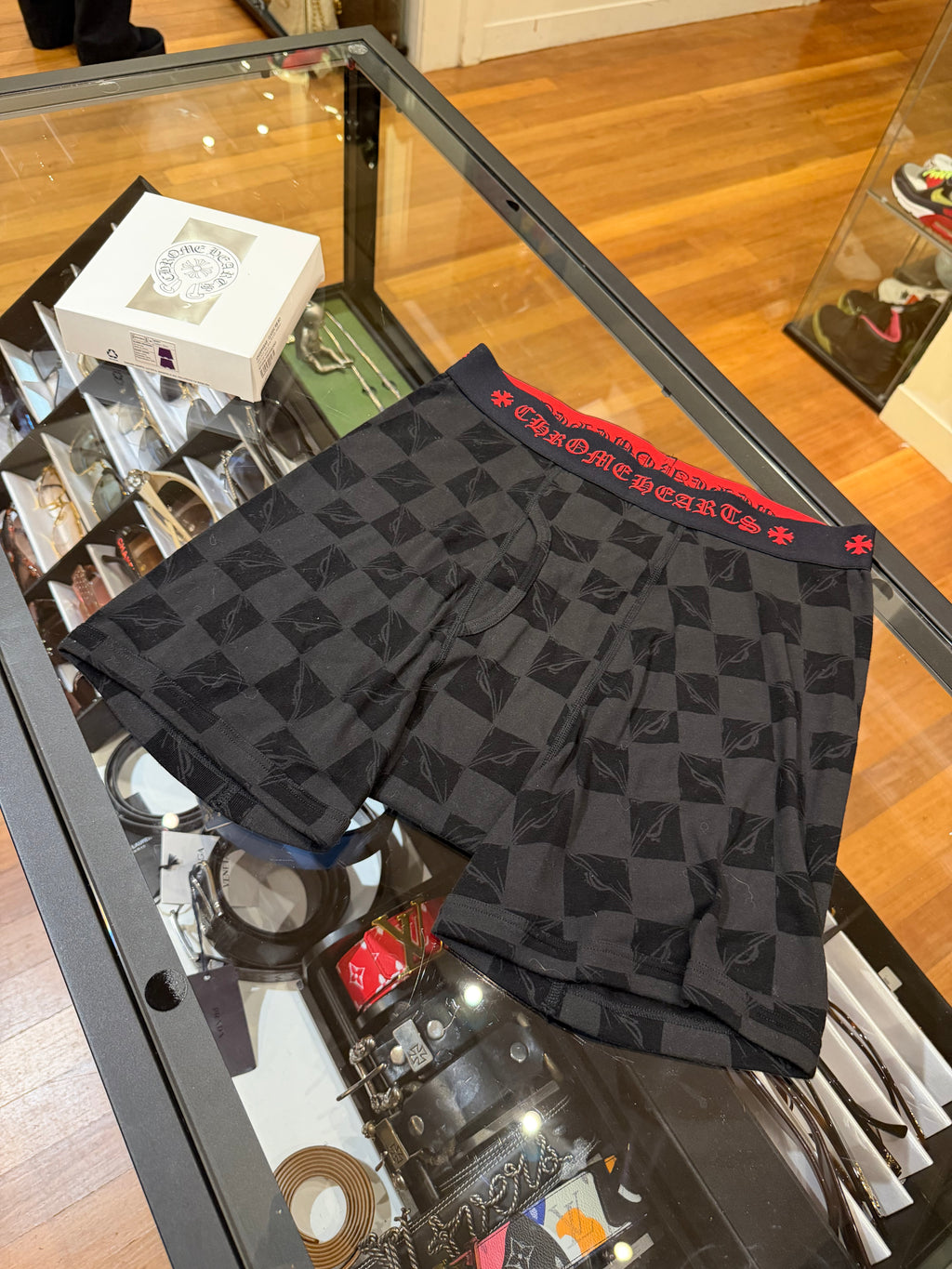 Chrome Hearts Matty Boy Black & Red Boxer Brief