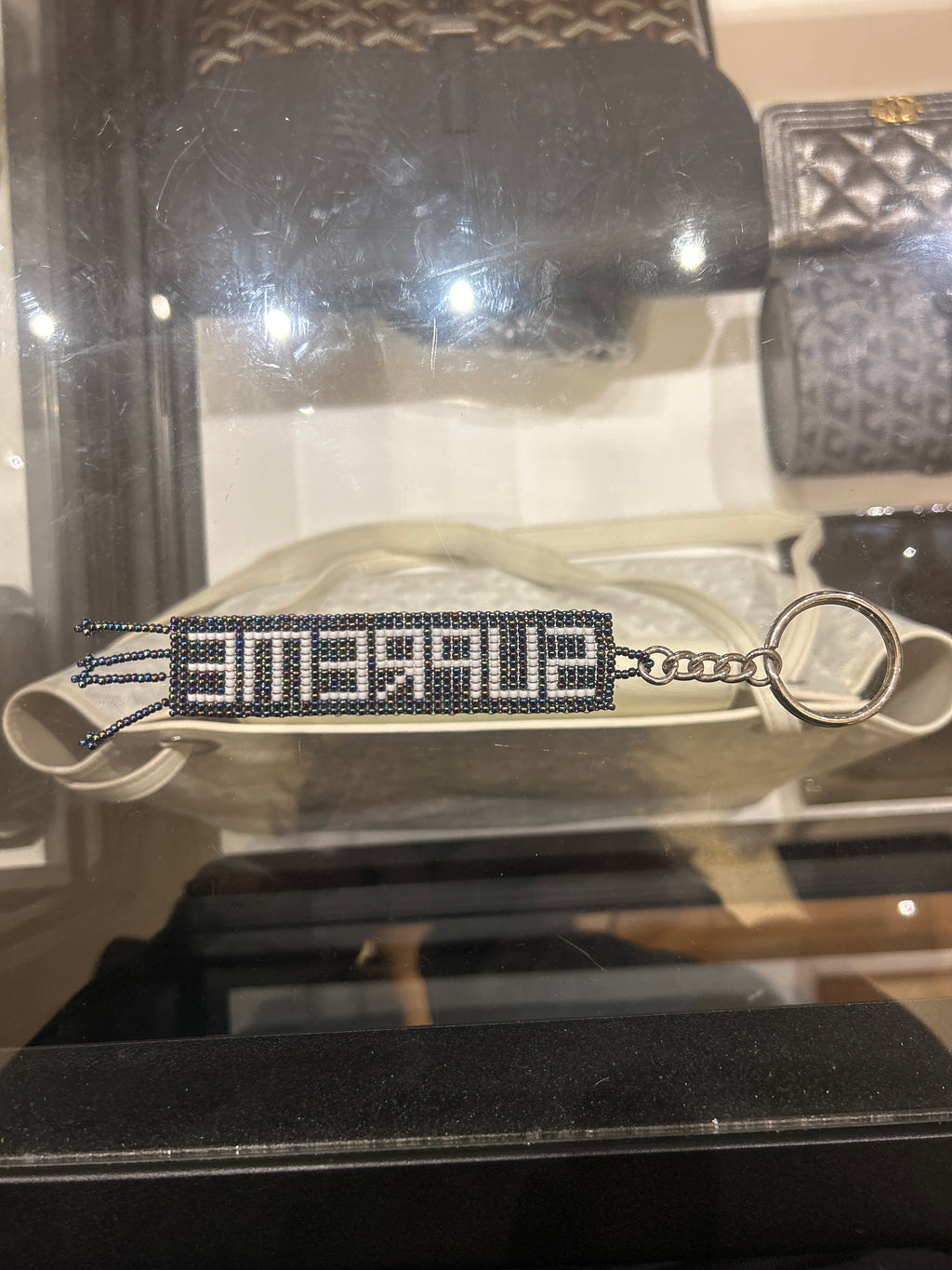 Supreme Beaded Keychain